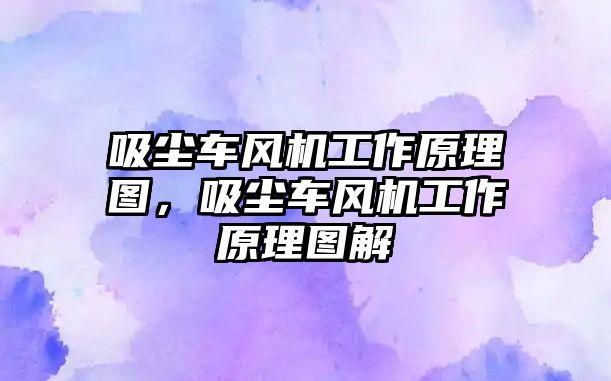 吸塵車風(fēng)機(jī)工作原理圖，吸塵車風(fēng)機(jī)工作原理圖解