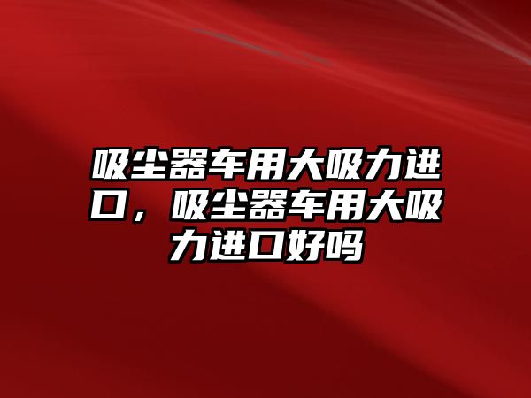 吸塵器車用大吸力進(jìn)口，吸塵器車用大吸力進(jìn)口好嗎