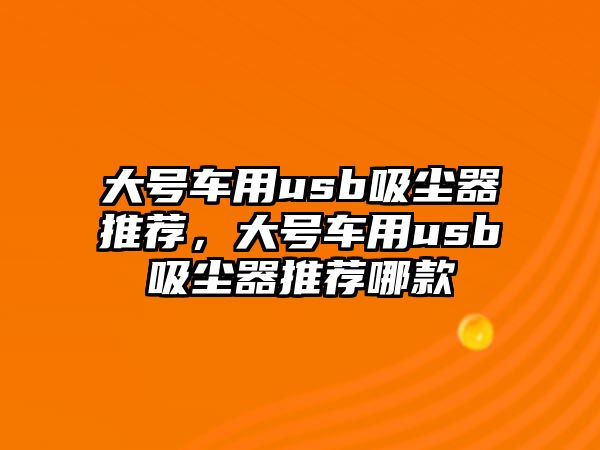 大號車用usb吸塵器推薦，大號車用usb吸塵器推薦哪款