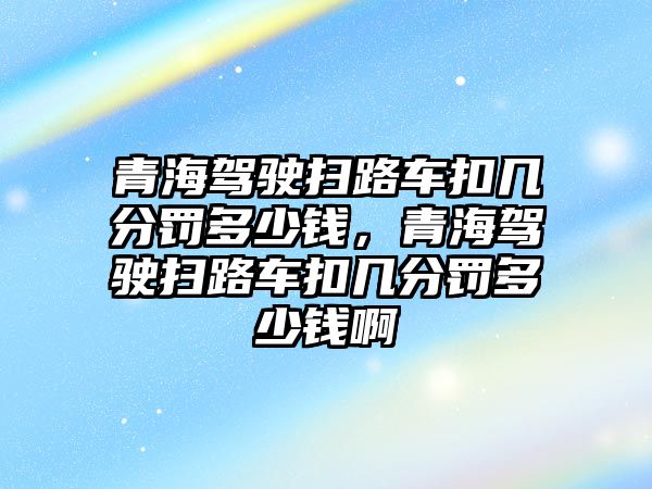 青海駕駛掃路車扣幾分罰多少錢，青海駕駛掃路車扣幾分罰多少錢啊