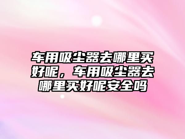 車用吸塵器去哪里買好呢，車用吸塵器去哪里買好呢安全嗎