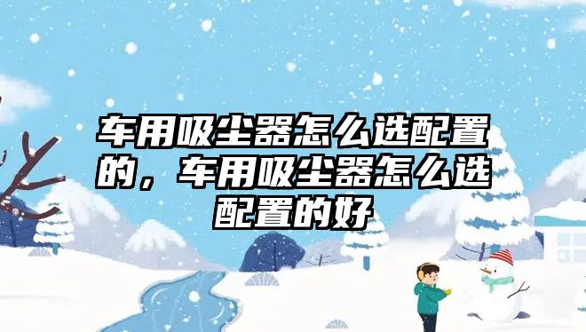 車用吸塵器怎么選配置的，車用吸塵器怎么選配置的好