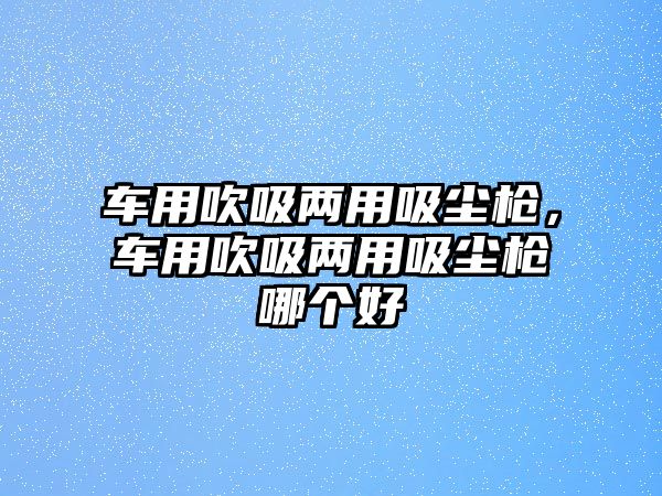 車用吹吸兩用吸塵槍，車用吹吸兩用吸塵槍哪個(gè)好