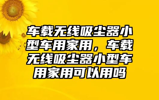 車載無線吸塵器小型車用家用，車載無線吸塵器小型車用家用可以用嗎