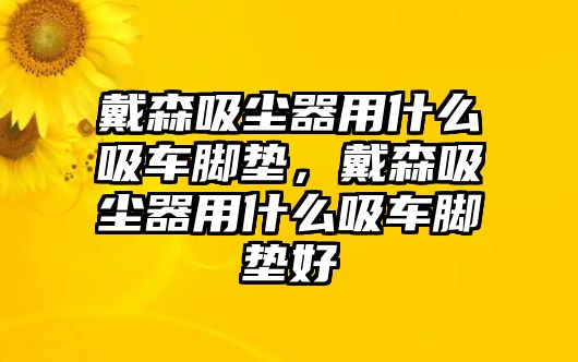 戴森吸塵器用什么吸車腳墊，戴森吸塵器用什么吸車腳墊好