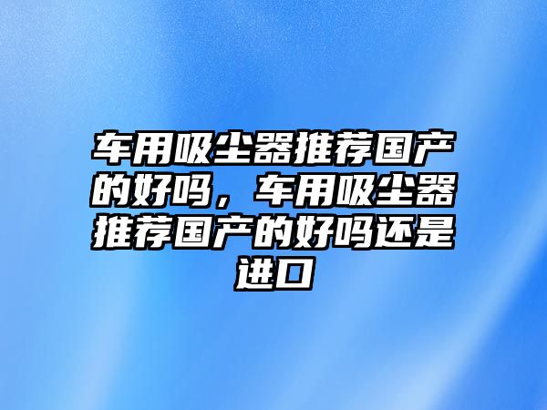 車用吸塵器推薦國產(chǎn)的好嗎，車用吸塵器推薦國產(chǎn)的好嗎還是進口