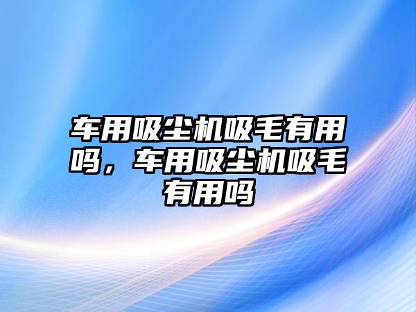 車用吸塵機(jī)吸毛有用嗎，車用吸塵機(jī)吸毛有用嗎