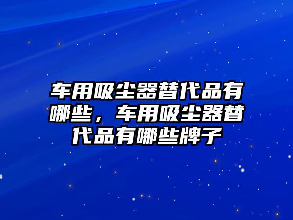 車用吸塵器替代品有哪些，車用吸塵器替代品有哪些牌子