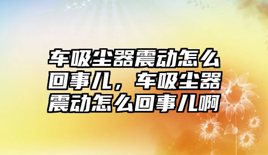 車吸塵器震動(dòng)怎么回事兒，車吸塵器震動(dòng)怎么回事兒啊