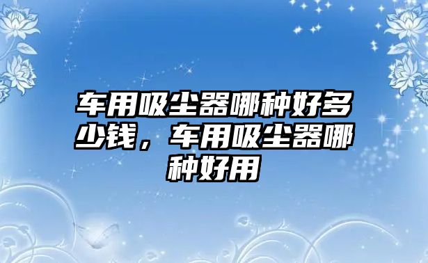 車用吸塵器哪種好多少錢，車用吸塵器哪種好用